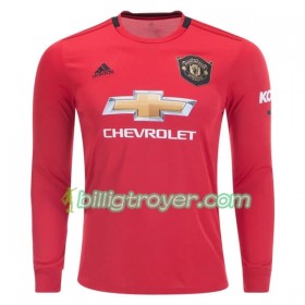 Billige Fotballdrakter Manchester United Hjemmedraktsett 2019/20 Langermet